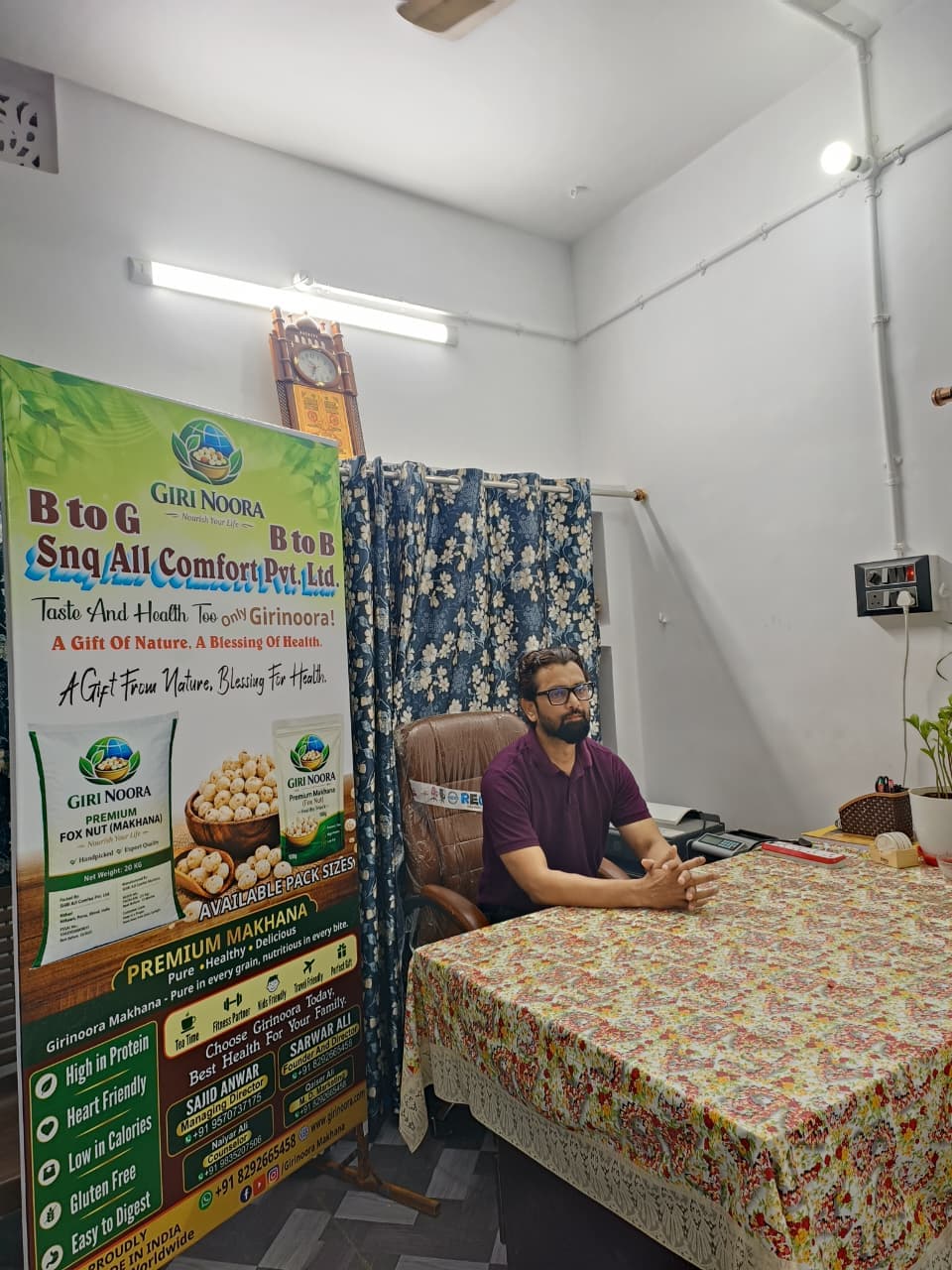 Founder Presiding over Consignment Operations