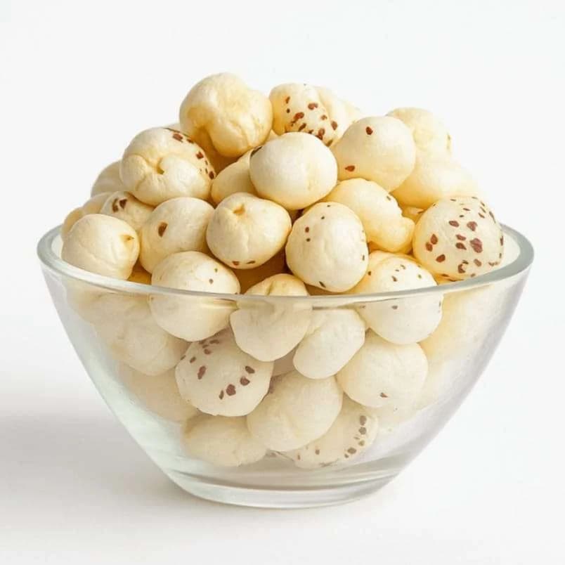 Pristine White Popped Fox Nut Kernels